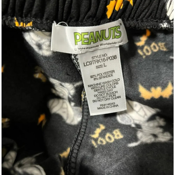 Snoopy and Woodstock mummy Halloween drawstring pajama pants with pockets size L - Picture 13 of 13
